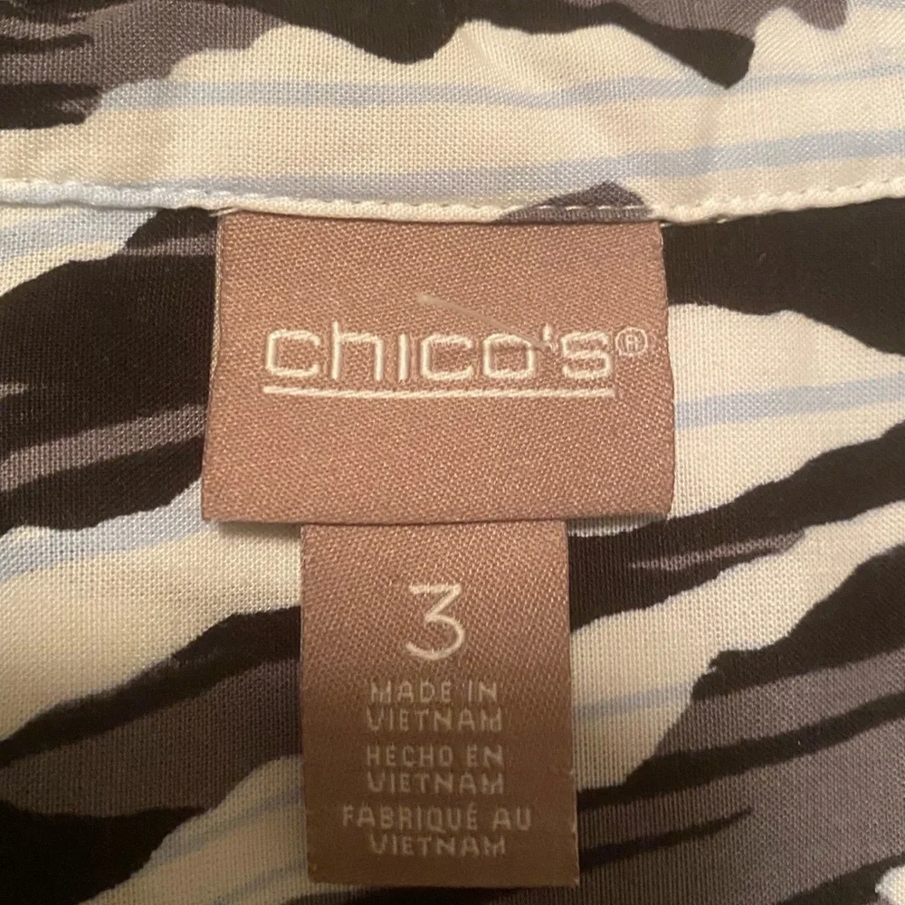 CHICOS BLOUSE LONG SLEEVE - Picture 8 of 10